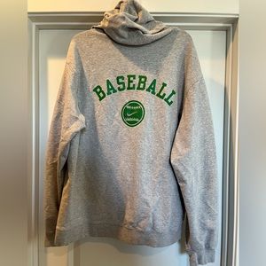 Nike Full zip hoodie Gray and Green Baseball Men’s XL